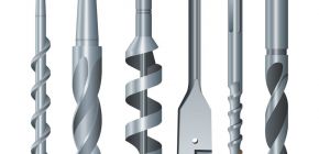 Types of drill bits commonly used in mechanics